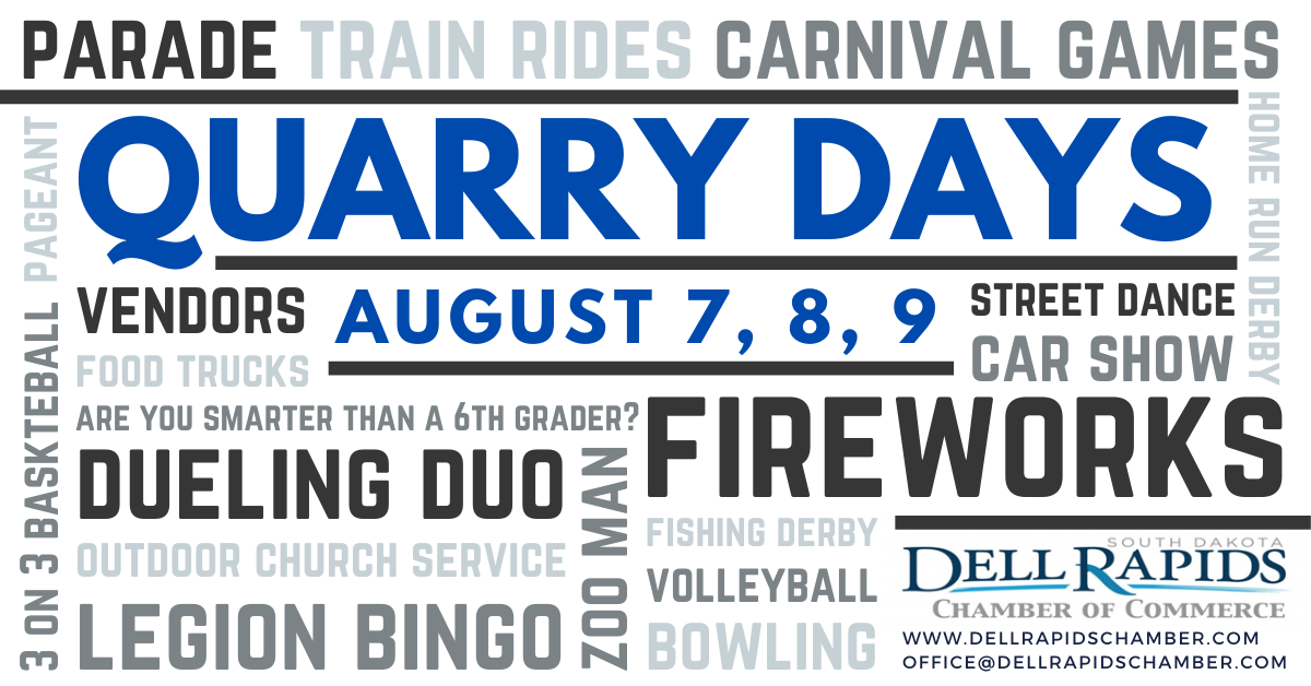 Quarry Days (June) Dell Rapids Chamber of Commerce