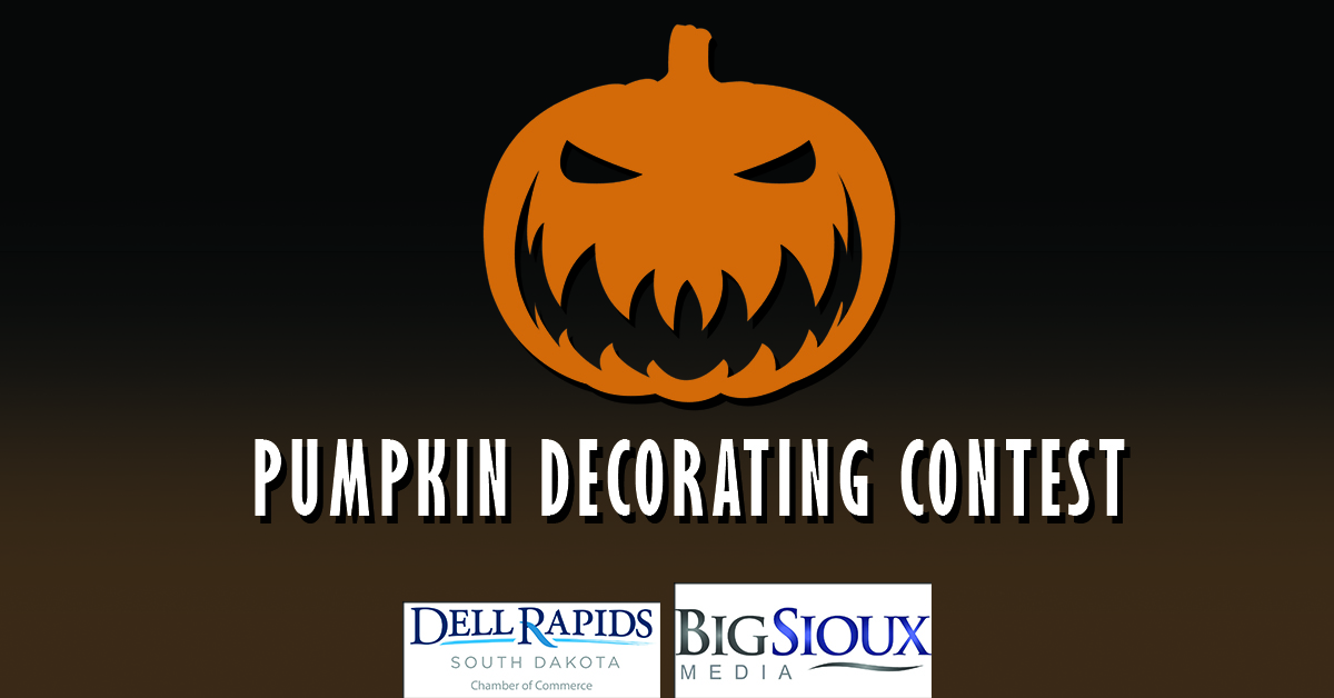 Pumpkin Decorating Contest 2018 Big Sioux Media and the Dell Rapids Chamebr of Commerce